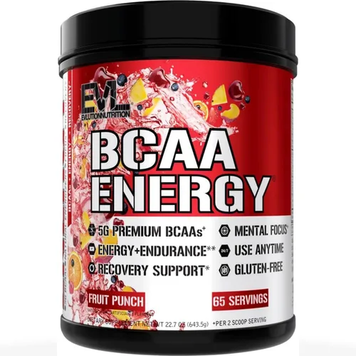 Vista 13 de EVL BCAA - Polvo de aminoácidos BCAA rehidratante, bebida de recuperación después del entrenamiento con cafeína natural, BCAA Energy Polvo