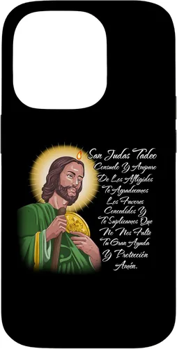 Vista 16 de Funda para iPhone 15 San Judas Tadeo Consuelo Y Amparo de Los Afligidos