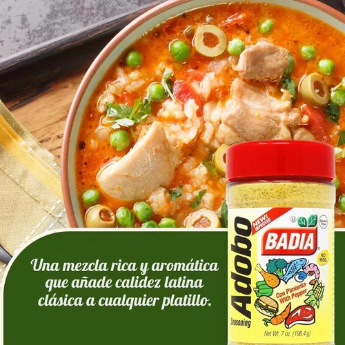 Vista 4 de Badia Adobo con pimienta, 7 onzas – Ahumado, picante y salado para carnes, pollo, mariscos y verduras