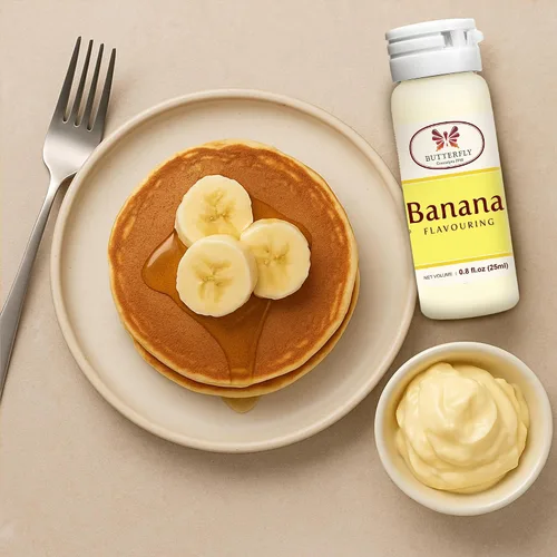 Vista 7 de Pasta de extracto aromatizante de mariposa, 0.8 fl oz (banana, paquete de 1)