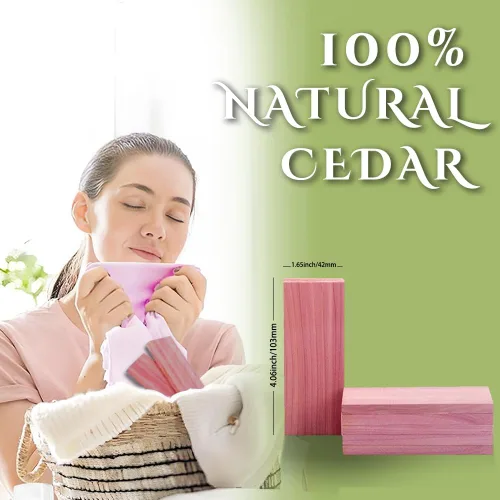 Vista 5 de Cedar Space Bloques de cedro para almacenamiento de armario, bloques de cedro rojo 100% aromático, tablones de cedro, 16 piezas para cajones