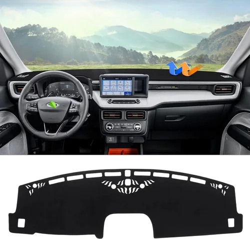 Vista 29 de Autorder - Tapete para cubierta de tablero de instrumentos para camioneta Ford F100/F150/F250/F350/Bronco Pickup Truck, 1973-1977 1978 1979