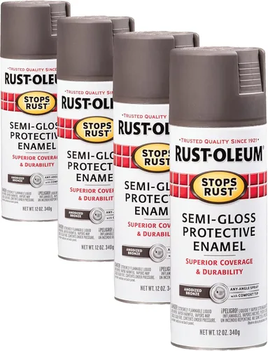 Vista 138 de Rust-Oleum 7776830 - Pintura en aerosol para prevención del óxido, 12 onzas, negro plano