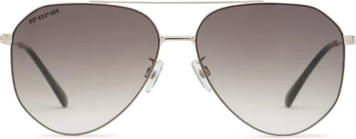 Vista 3 de Foster Grant SunLuv Good Vibes - Gafas de sol estilo aviador color plateado 2323in