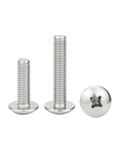 Vista 5 de IMScrews Tornillos de cabeza Phillips M4-0.028 x 0.709 in, tornillos de acero inoxidable 304, paquete de 50