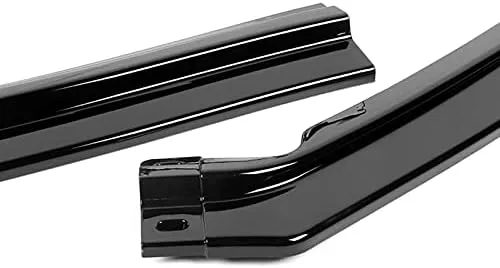 Vista 4 de Kit de 3 bordes para parachoques delantero compatible con Volkswagen Jetta MK6 2011-2014, alerón de protección de moldura divisora estilo STP