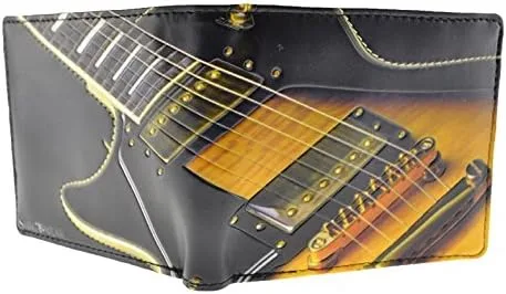 Vista 2 de Shag Wear Cartera plegable de guitarra para hombre, guitarra eléctrica, Moderno