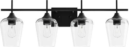 Vista 15 de VONLUCE Lámpara de tocador de baño, lámpara de baño de 2 luces sobre el Níquel