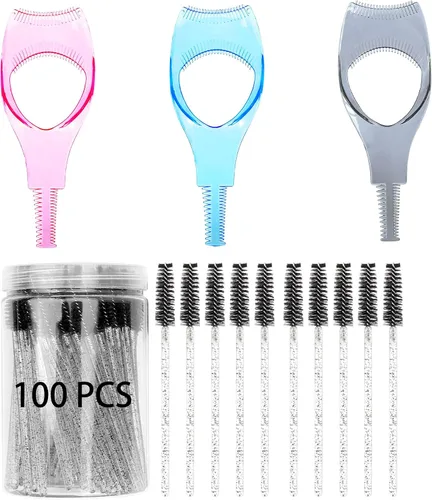 Vista 8 de 3 piezas Lash Buddy Mascara Shield - Protector aplicador superior e inferior y herramienta separadora
