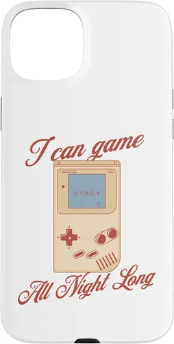 Vista 9 de I Can Game All Night Long Retro Handheld Gamer Case for iPhone 16