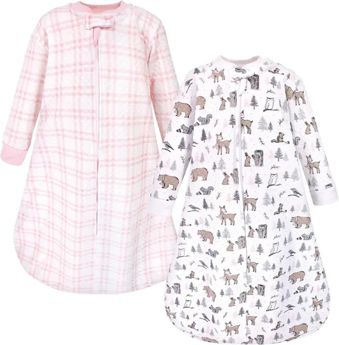 Vista 27 de Hudson Baby Saco de dormir unisex para bebé acolchado premium de manga larga y manta vestible Alce grande