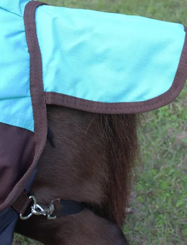 Vista 4 de 48" 1200D Miniatura Weanling Donkey Pony Horse Foal Manta de invierno 51976TL
