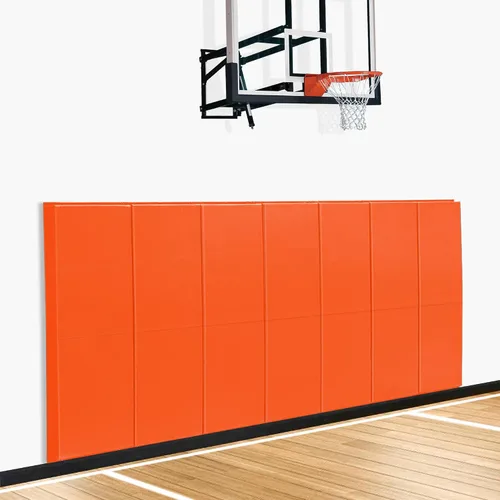 Vista 9 de Almohadilla de pared para gimnasio, protector de pared para cancha de baloncesto, alfombrilla protectora de pared de espuma de 2 pulgadas de grosor
