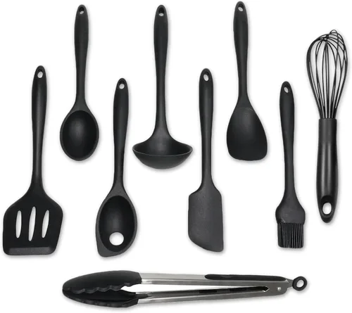 Vista 11 de Chef Craft Juego de herramientas de cocina de silicona premium multicolor de 5 piezas, surtido (42086)