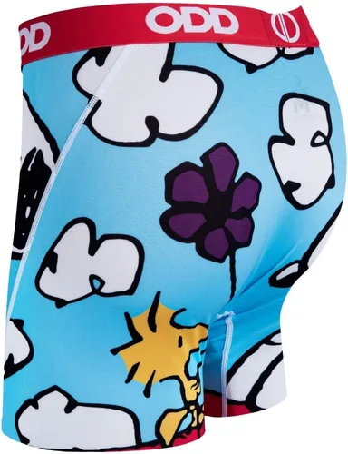 Vista 4 de Odd Sox Charlie Brown Peanuts - Calzoncillos tipo bóxer divertidos para hombre, frescos, cómodos