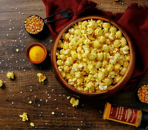 Vista 4 de Condimento salado de manteca par palomitas de maíz Amish Country Popcorn estilo estadio de béisbol, 6 oz