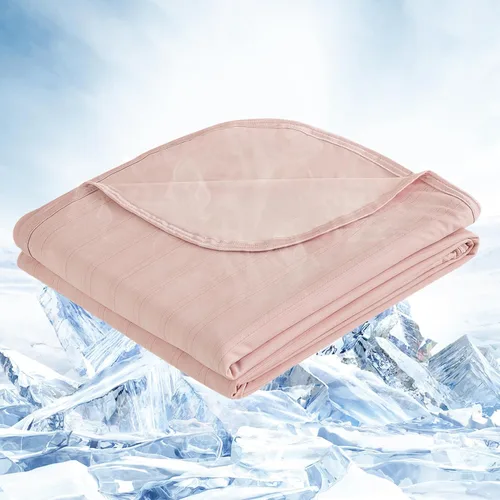 Vista 16 de OIGAE Manta refrescante para personas que duermen con calor – Manta fría de verano suave y ligera para sudores nocturnos, perfecta para cama, sofá