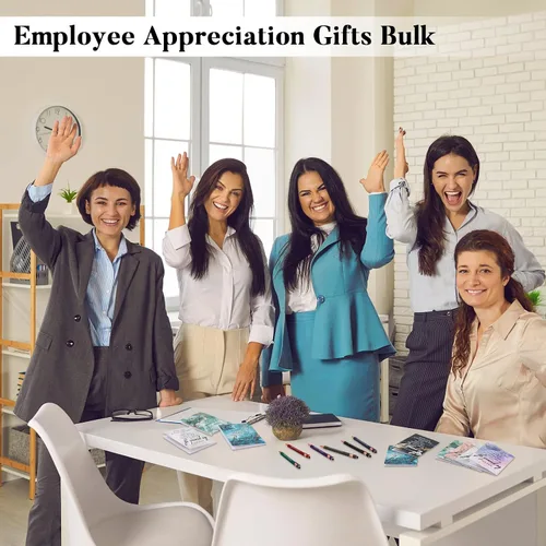 Vista 6 de Fuutreo 60 bolígrafos motivacionales, cuadernos, regalos a granel, con cita inspiradora, bolígrafo, bloc de notas de bolsillo pequeño, mini diarios