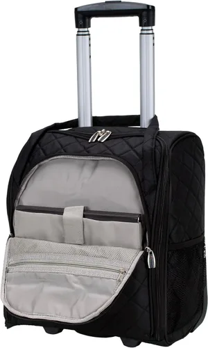 Vista 46 de Rockland Melrose - Maleta con ruedas, de porte vertical, para caber debajo del asiento, Rojo), BF31-RED