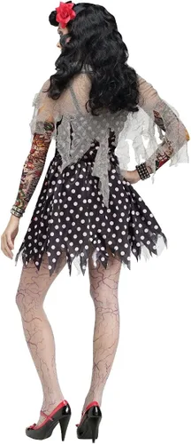 Vista 3 de Fun World Disfraz de zombi Rockabilly para adultos