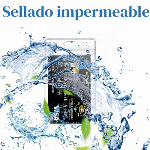 Vista 4 de Paquete de 120 soportes para tarjetas de identificación con nombre, soporte