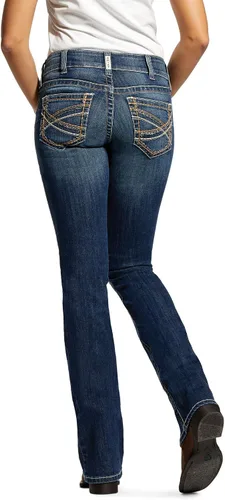 Vista 2 de ARIAT Women's R.e.a.l. Mid Rise Stretch Entwined Festival Boot Cut Jean