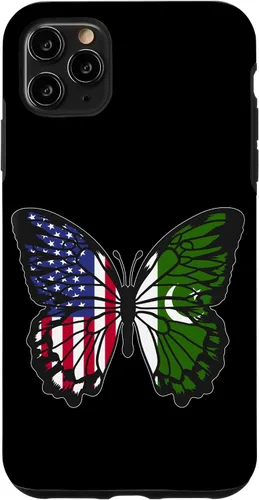 Vista 13 de Pakistani Roots USA Pakistan Mix Butterfly Pakistan Heritage Case for iPhone 17
