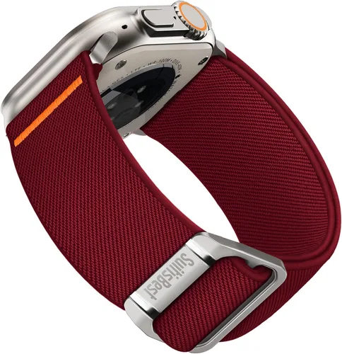Vista 11 de Suitisbest Correa deportiva para Apple Watch Ultra 3/Ultra 2/Ultra Band de 1.929 in, 1.772 in, 1.811 in, 1.732 in, 1.654 in, correa de repuesto