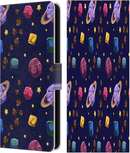 Vista 209 de Head Case Designs Officially Licensed Carla Morrow Colorful Space Dice Patterns Leather Wallet Case Compatible with Samsung Galaxy A07 4G