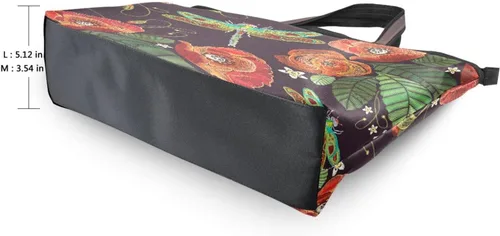 Vista 3 de Bolso de mano para mujer, bolso de hombro con asa superior
