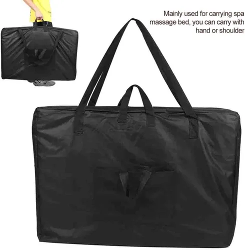 Vista 3 de Bolsa de transporte para mesa de masaje, bolsa de hombro de lona universal para mesas de spa, accesorios de 39.4 * 27.6 in