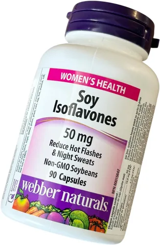 Vista 6 de Webber Naturals Isoflavonas de soja 50 mg 90 cápsulas