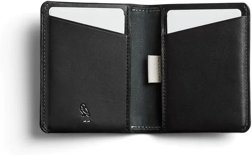 Vista 2 de Bellroy Manga delgada - Edición premium billetera delgada de cuero Negro - Cartera delgada