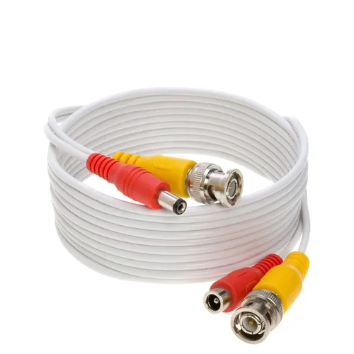 Vista 7 de Cables Direct Online Paquete de 2 cables de extensión de video BNC prefabricados de 10 pies para CCTV, cámara de seguridad, DVR, sistema