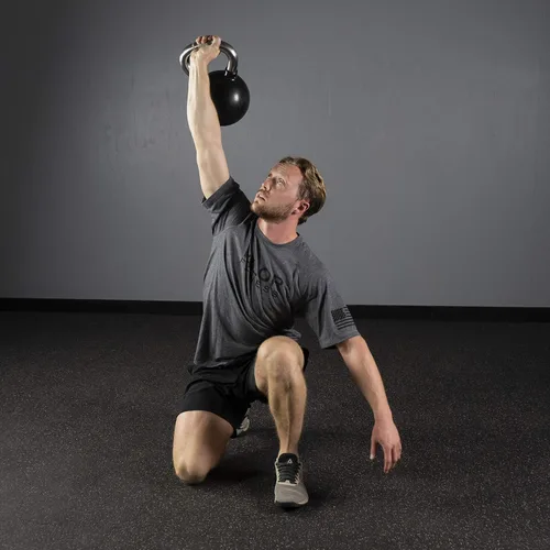 Vista 4 de Valor Fitness Chrome Kettlebells – Solid Cast Iron Kettlebell with Chrome Finish, Strength Training Weight for Swings, Squats, Cleans & Home Gym