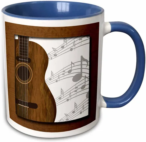 Vista 8 de 3D Rose 149974_4 - Taza de cerámica de dos tonos, 11 onzas, negro/blanco