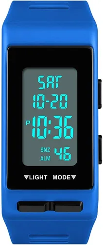Vista 2 de Reloj de pulsera digital para mujer, resistente al agua, con visualización de la semana