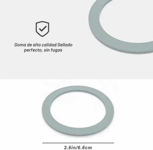 Vista 3 de Para Oster Blender Piezas de Repuesto Blender Ice Blade con Cuatro Juntas de Junta de Junta de Junta de Junta de Junta de Goma Kit de Actualización