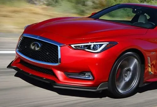 Vista 5 de Kit de 3 piezas de alerón de parachoques delantero divisor de carrocería lateral compatible con Infiniti Q60 2DR Coupe 2017-2022, 2018 2019
