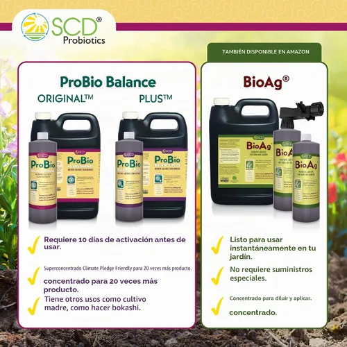 Vista 7 de SCD Probiotics ProBio Balance Plus - Haz 20 veces más acondicionador de suelo - Super concentrado de microorganismos beneficiosos eficaces +