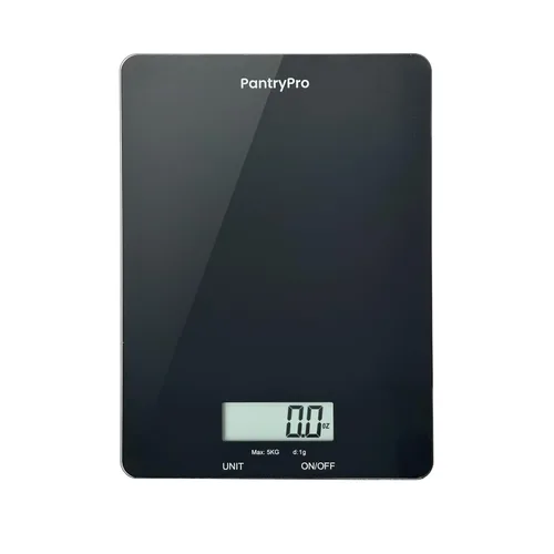 Vista 10 de The Display Guys - Báscula digital de cocina con plataforma de bambú, para laboratorio de café y alimentos, pantalla LCD, gramos, capacidad de 11