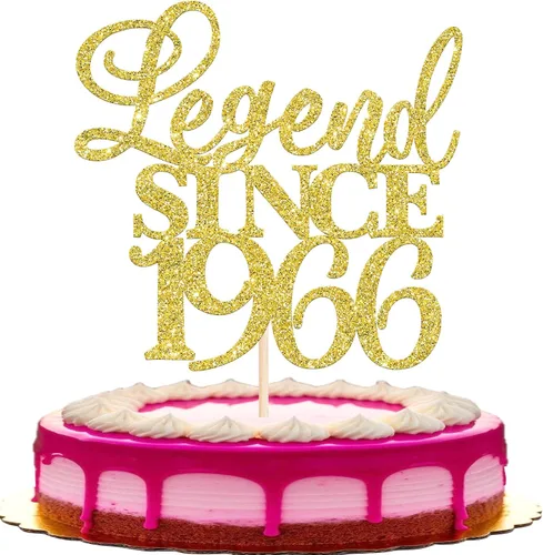 Vista 58 de Rsstarxi 1 paquete de decoración de pastel con purpurina de leyenda desde 2012 para decoración de tarta de cumpleaños 13 años para decoración