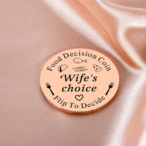 Vista 6 de Funny Decision Gifts for Men Women Annivesary Gifts for Women Men Husband Wife Food Decision Maker for Him Her Couple Birthday