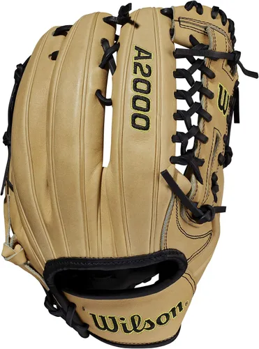 Vista 14 de Wilson A2000 Guantes de béisbol para lanzador - 11.75" y 12" Negro/Bronceado Saddle