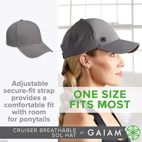 Vista 6 de Gaiam Women's Hat-Cruiser Breathable Sol