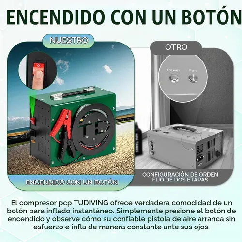 Vista 6 de TUXING 4500Psi Pcp Compresor de Aire Adaptador de Relleno Rápido de Larga
