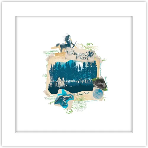 Vista 11 de Trends International Gallery Pops Harry Potter - Póster de pared de bosque prohibido, 12 x 12 pulgadas, versión enmarcada en negro Versión con marco