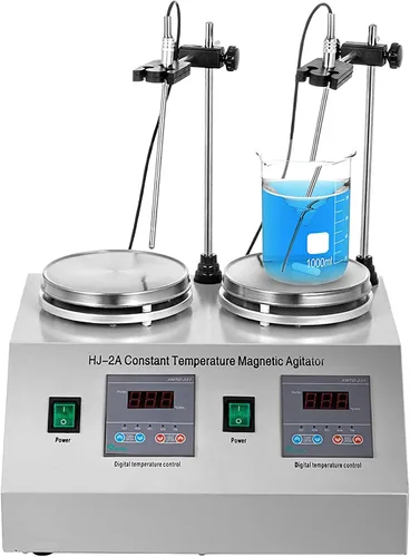 Vista 7 de Magnetic Stirrer for Laboratory with Adjustable Speed and Temperature Digital Display Magnetic Mixer with Hot Plate and Stir Bar Digital(4)