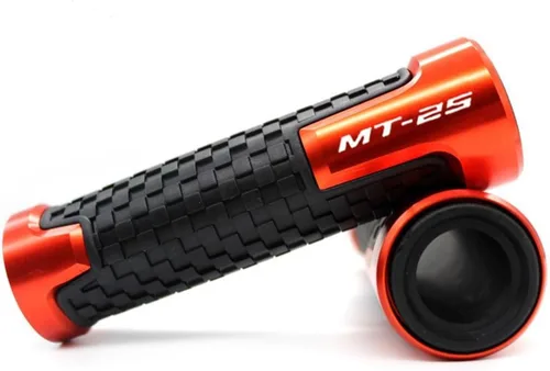 Vista 9 de Motorcycle Handlebar Grips 7/8 "22mm Universal Motorcycle Handle Handlebar Hand Bar Grip for YZF R3 MT03 MT25 2015-2018 YZF R25 2013-2018 2014 2015