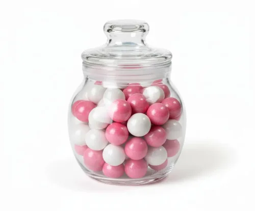 Vista 2 de Bolas de chicle de 1 pulgada para máquina de bolas de chicle, bolas de chicle de celebración (mezcla de niña bebé